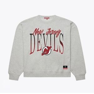 Mitchell & Ness X New Jersey Devils NHL Crewneck Sweater Medium